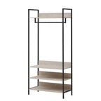 Zahar Open Wardrobe with 4 Shelves