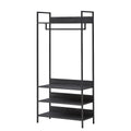 Zahar Open Wardrobe with 4 Shelves