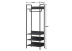 Zahra Open Wardrobe with 4 Shelves