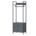Zahar Open Wardrobe with 2 Drawers
