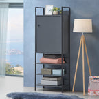 Zahra Storage Cabinet with 1 Door & 3 Shelves