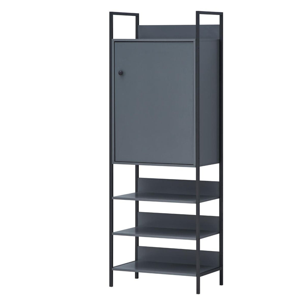 Zahra Storage Cabinet with 1 Door & 3 Shelves