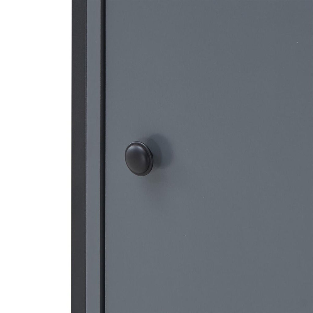 Zahra Storage Cabinet with 1 Door & 3 Shelves