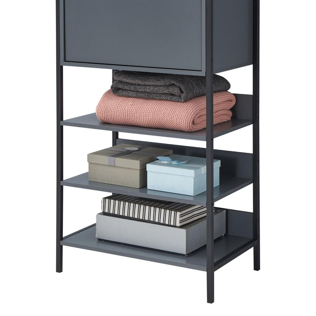 Zahra Storage Cabinet with 1 Door & 3 Shelves