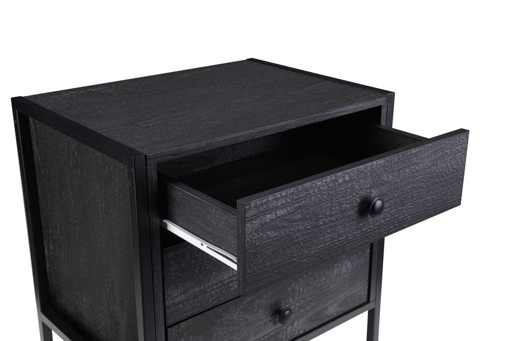 Zahra Nightstand with 3 Drawers