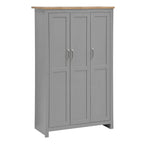 Lisbon 3 Piece Set 3 Door Wardrobe 2+2 Chest 2 Drw Bedside