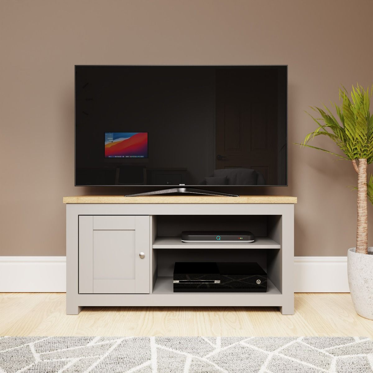 Lisbon TV Unit  1 Door 1 Shelf