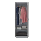 Essentials 2 Door Wardrobe