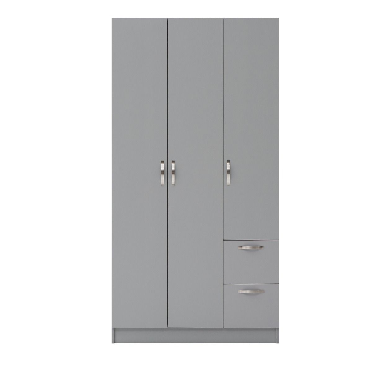 Essential 3 Door Double Wardrobe With 2 Drawers