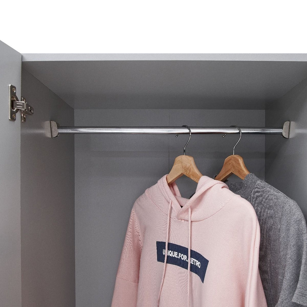 Essential 3 Door Double Wardrobe With 2 Drawers