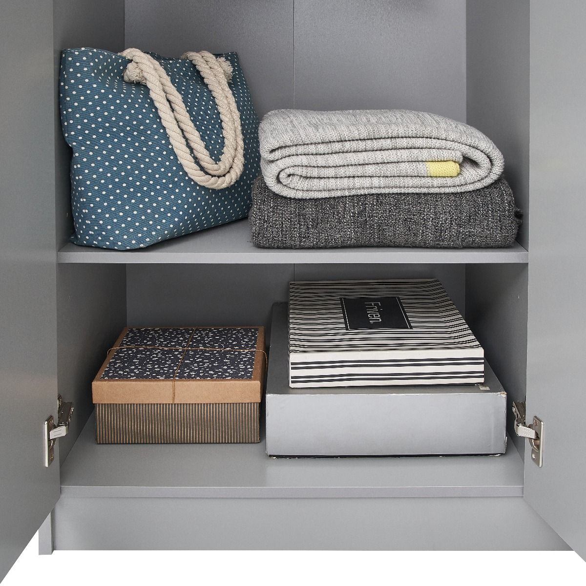 Essential 3 Door Double Wardrobe With 2 Drawers