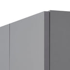 Essential 3 Door Double Wardrobe With 2 Drawers