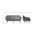Three Seater Sofa Light Grey