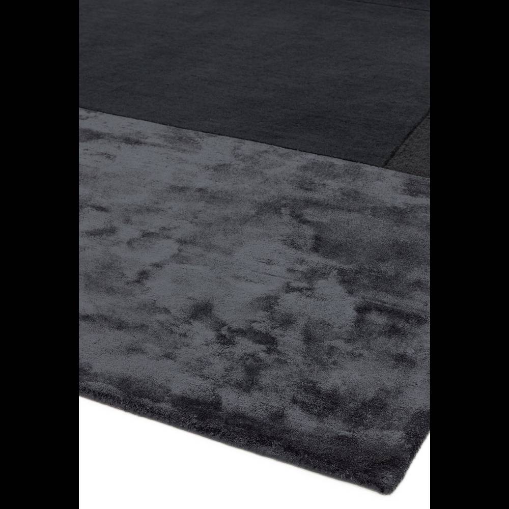 Tate Tonal Textures Rug 200x290cm Charcoal Rug