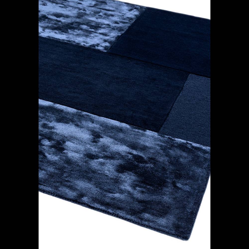 Tate Tonal Textures Rug 200x290cm Navy Rug
