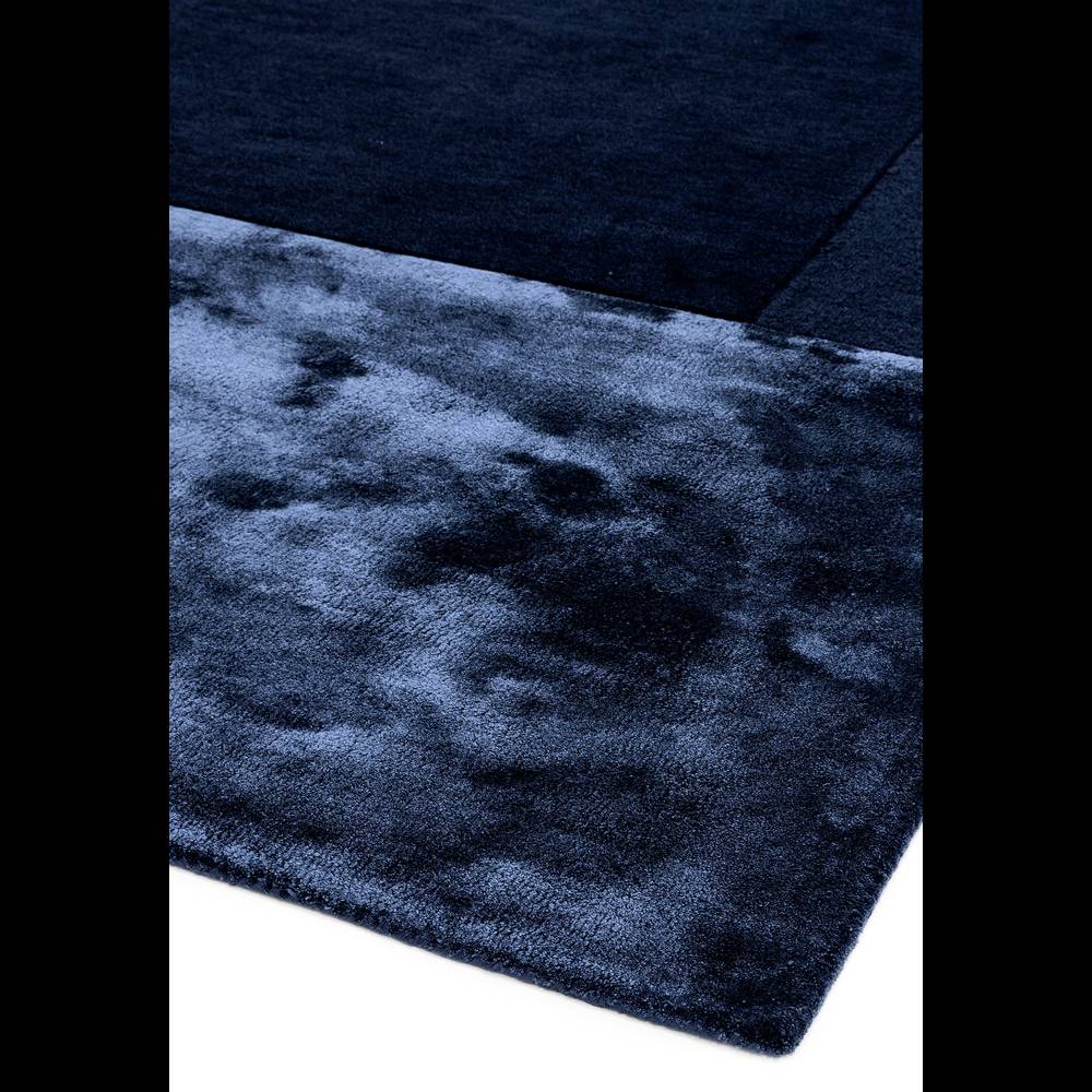 Tate Tonal Textures Rug 160x230cm Navy Rug