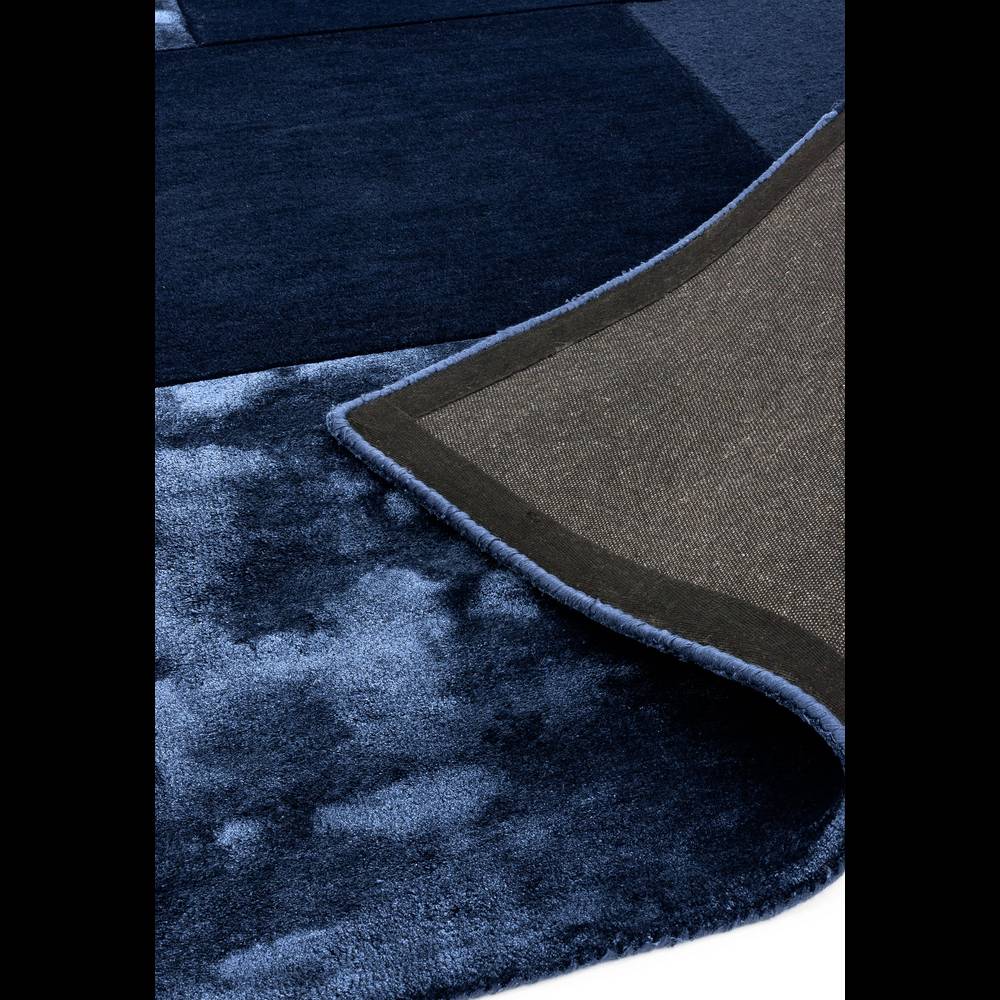 Tate Tonal Textures Rug 160x230cm Navy Rug