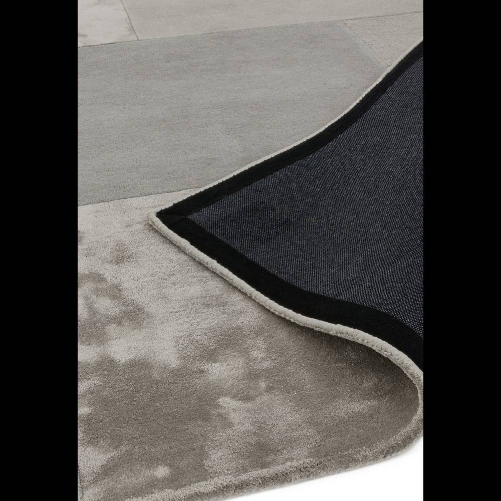 Tate Tonal Textures Rug 200x290cm Silver Rug