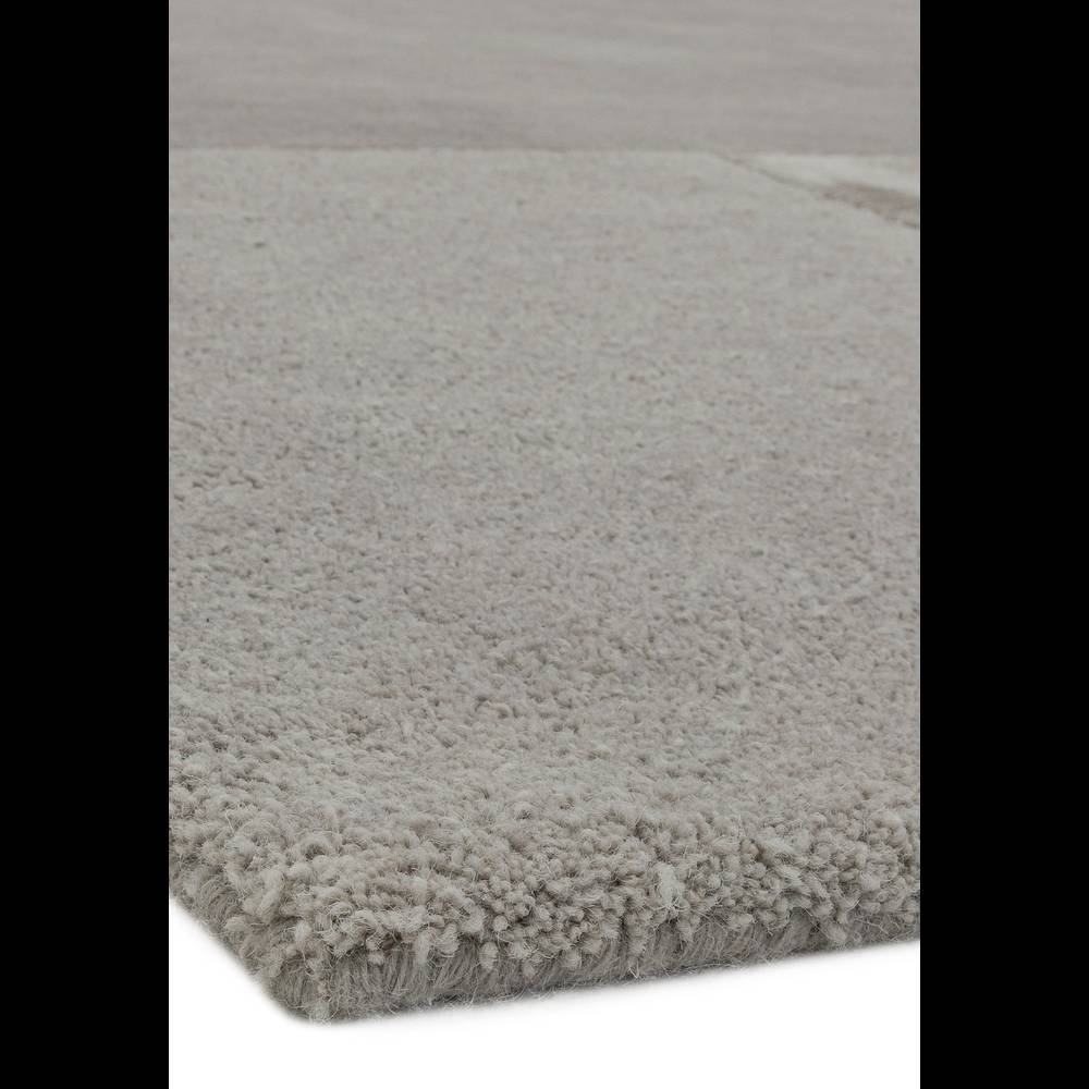 Tate Tonal Textures Rug 200x290cm Silver Rug