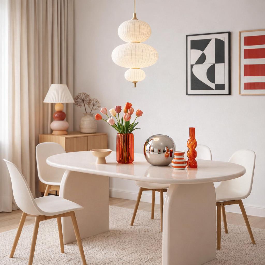 Solana Dining Table Mink & Taupe