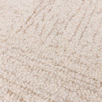Theodore 200x290cm Hatch White & Sand Rug