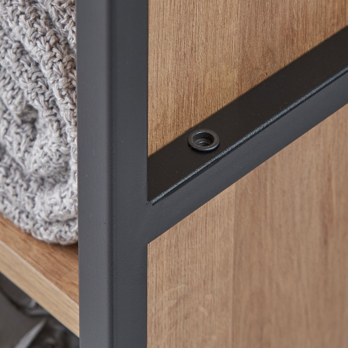 Claire 8 Shelf Open Wardrobe