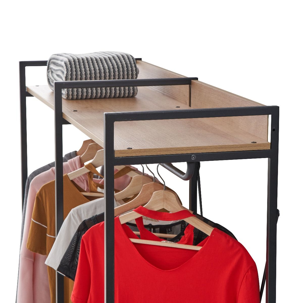 Claire 8 Shelf Open Wardrobe