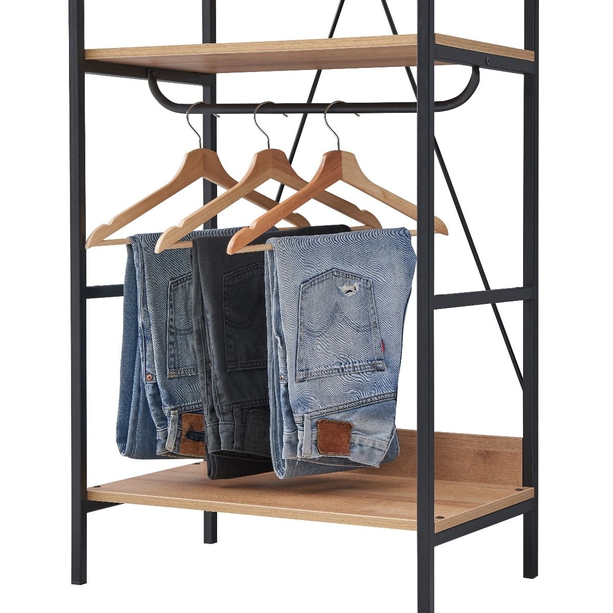 Claire 3 Shelf Open Wardrobe
