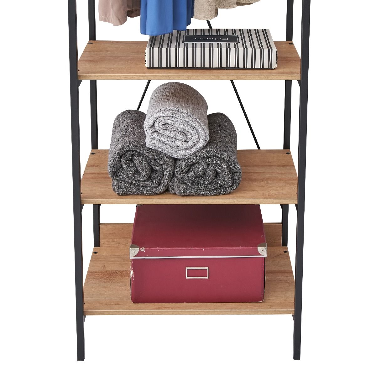 Claire 3 Shelf Open Wardrobe