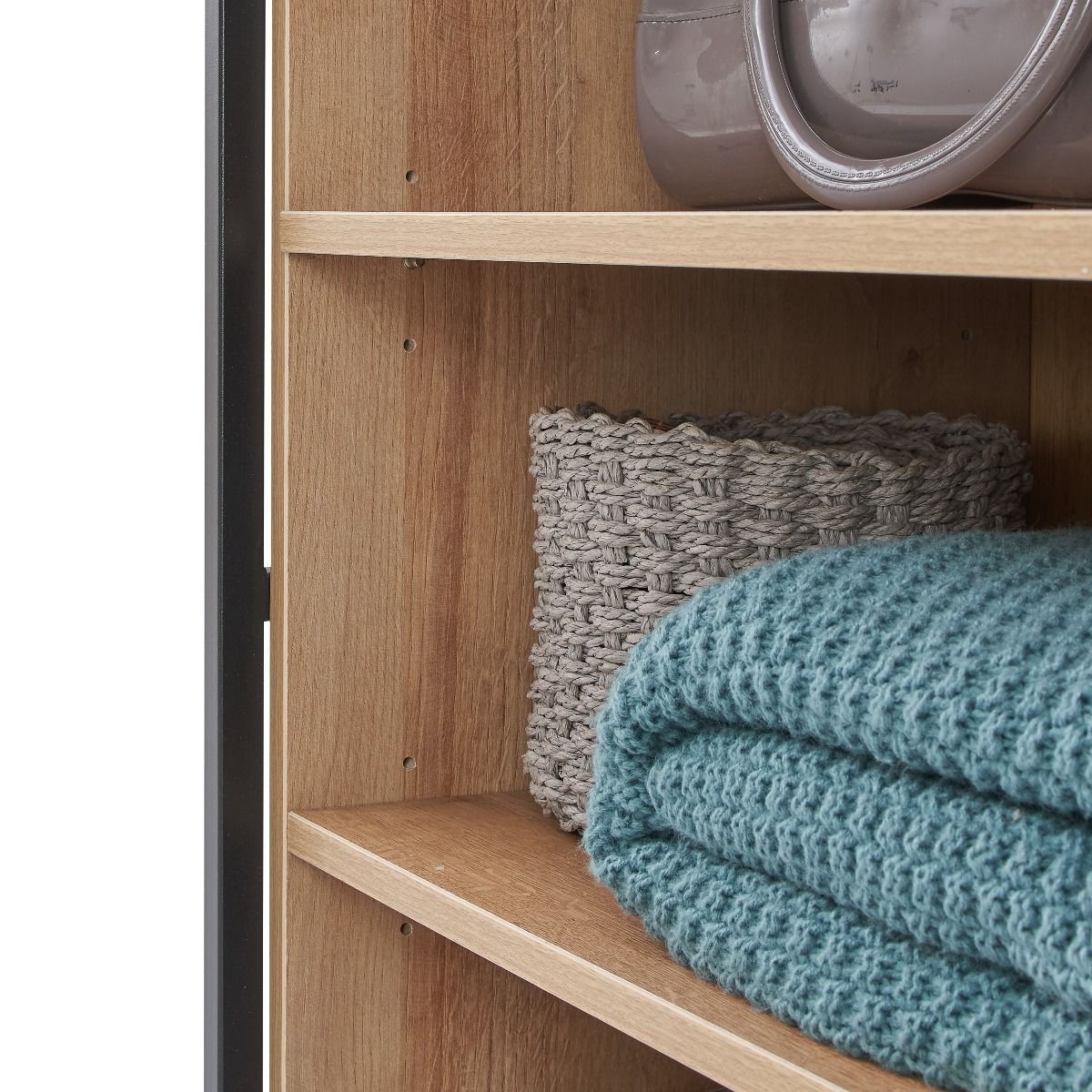 Claire 8 Shelf Open Wardrobe