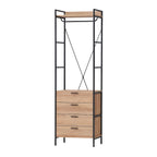 Claire 4 Drawer Open Wardrobe