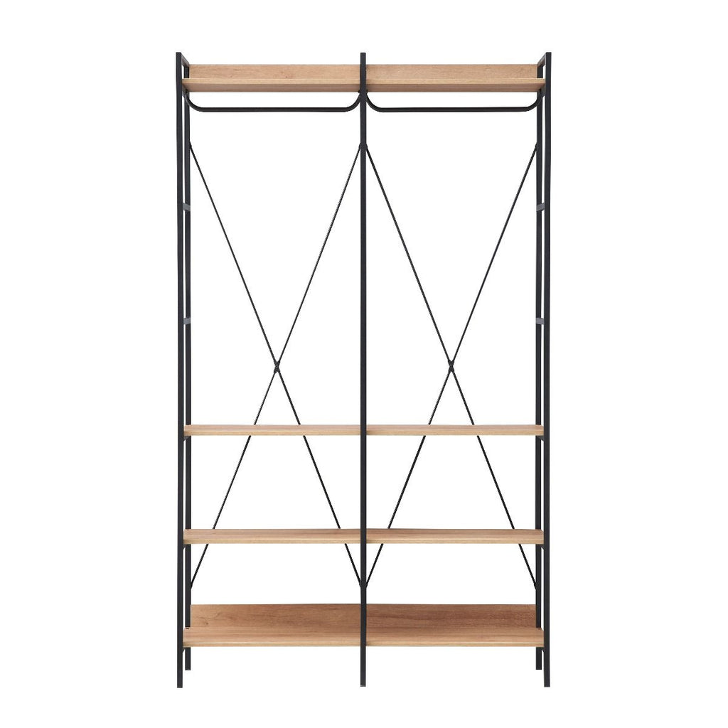 Claire 8 Shelf Open Wardrobe