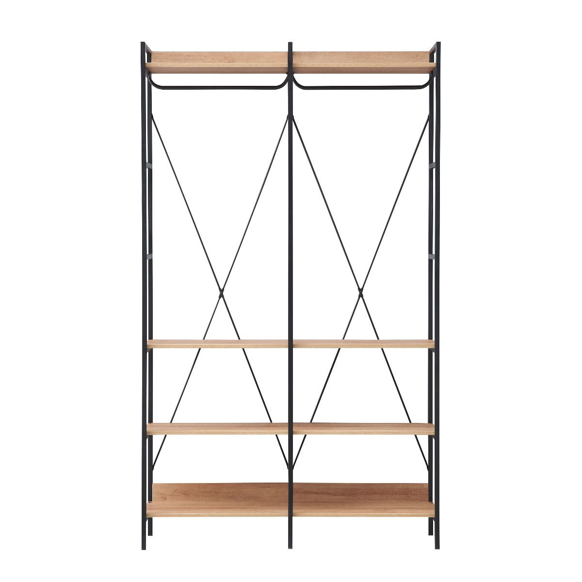 Claire 8 Shelf Open Wardrobe