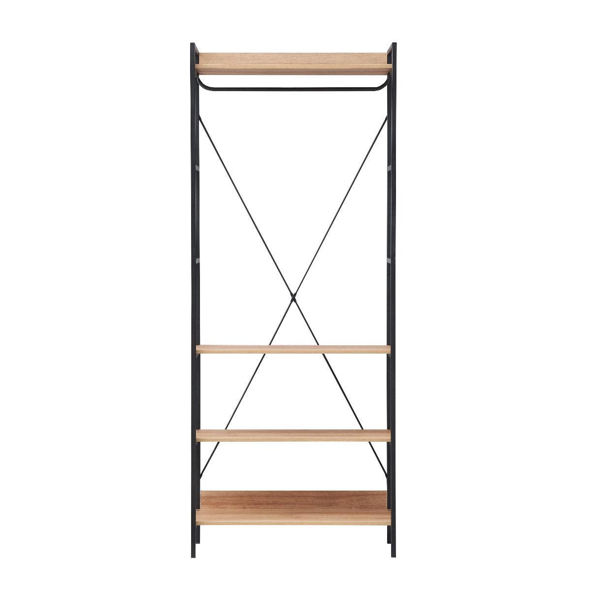 Claire 4 Shelf Open Wardrobe