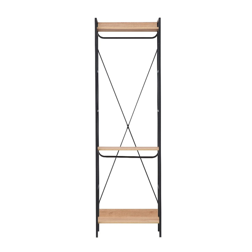 Claire 3 Shelf Open Wardrobe