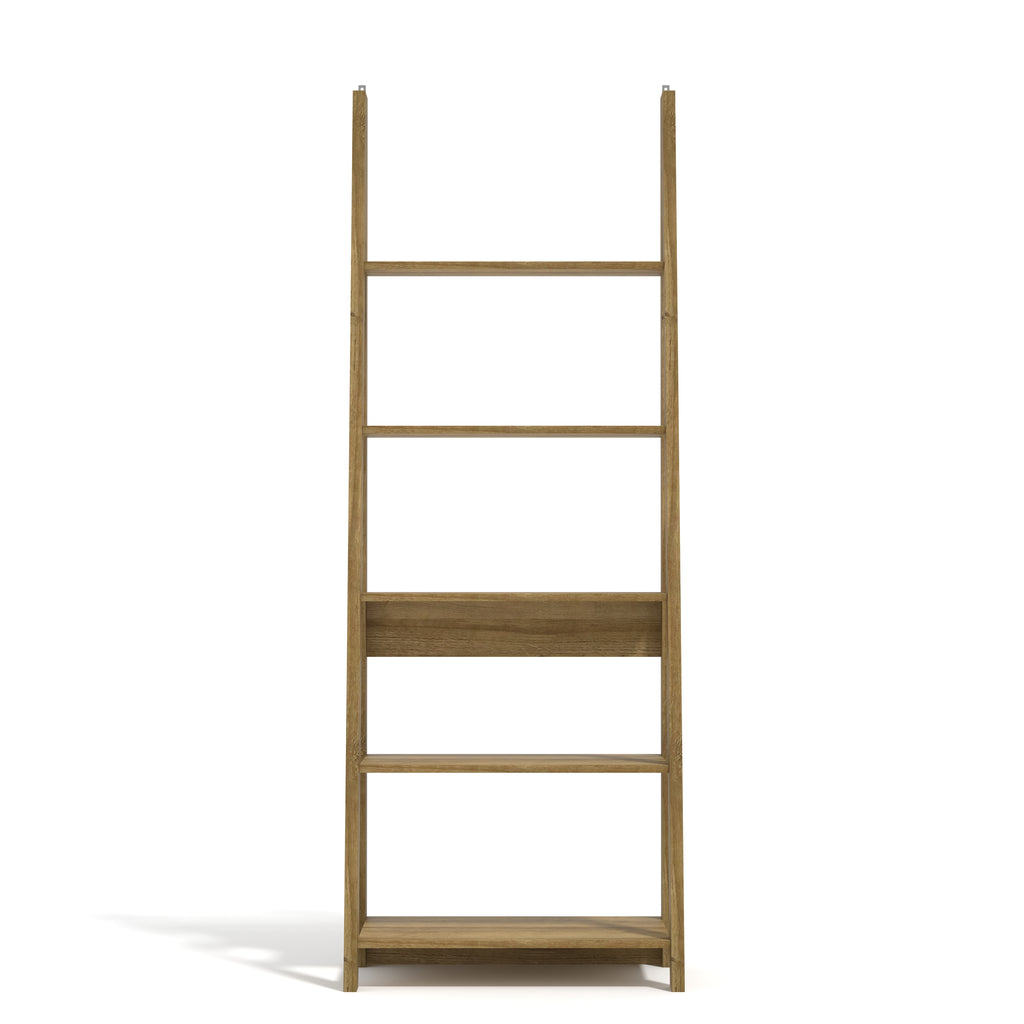 Tiva Ladder Bookcase Oak