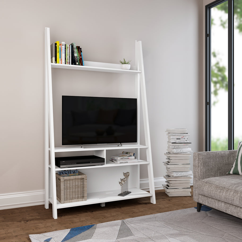 Tiva Ladder TV Unit White