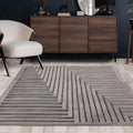 Valley 200x290cm Charcoal Connection Rug