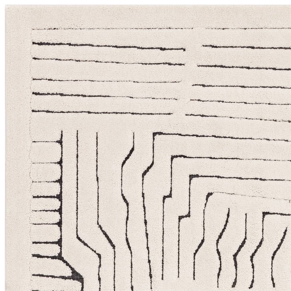 Valley 120x170cm Ivory/Charcoal Route Rug