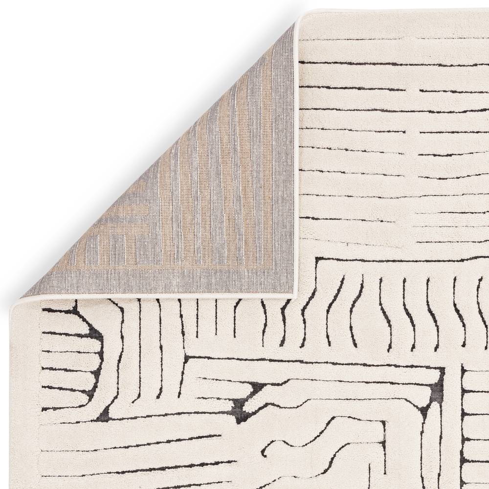 Valley 120x170cm Ivory/Charcoal Route Rug