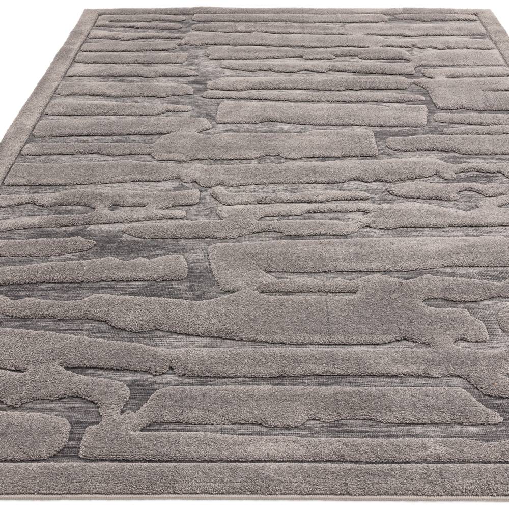 Valley 160x230cm Charcoal Path Rug