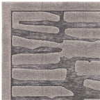 Valley 160x230cm Charcoal Path Rug
