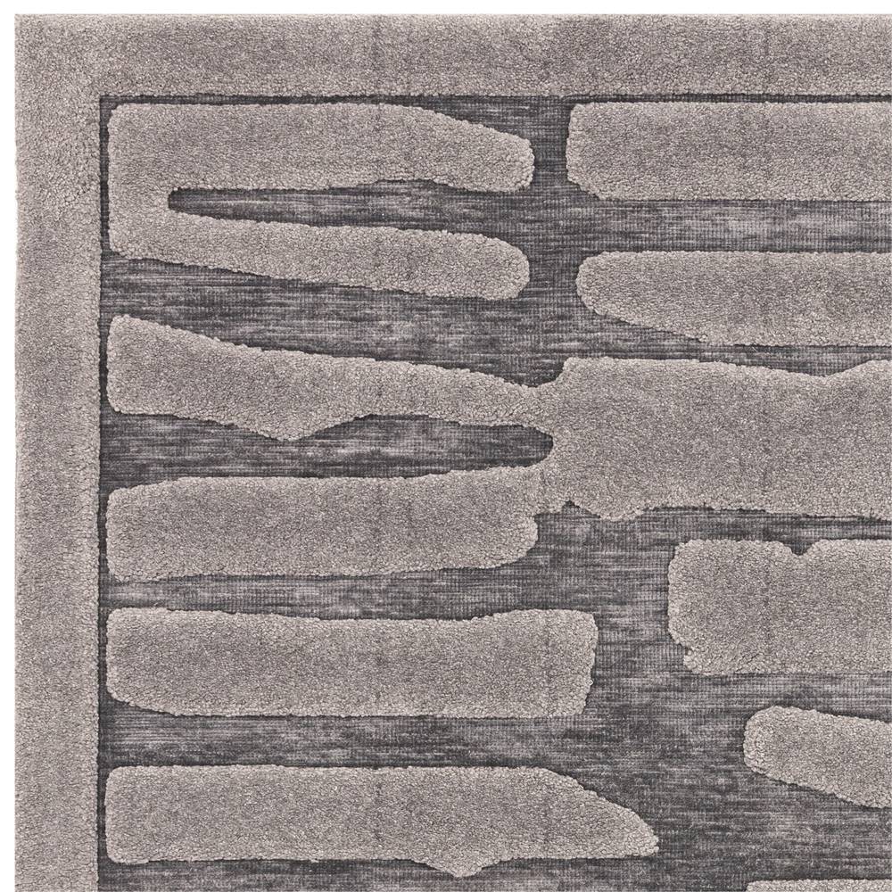 Valley 160x230cm Charcoal Path Rug