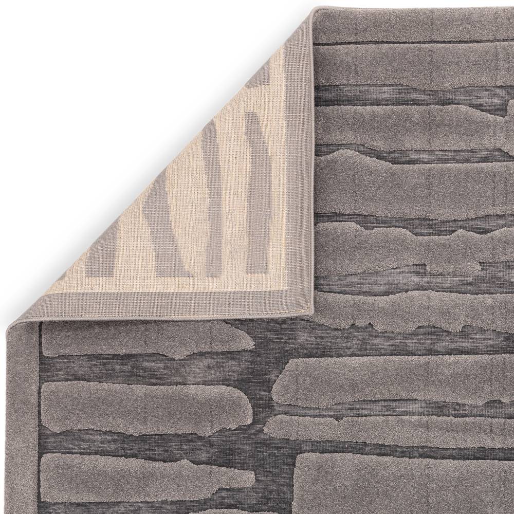 Valley 160x230cm Charcoal Path Rug