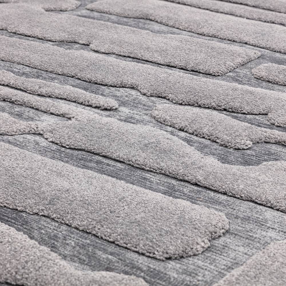 Valley 160x230cm Charcoal Path Rug