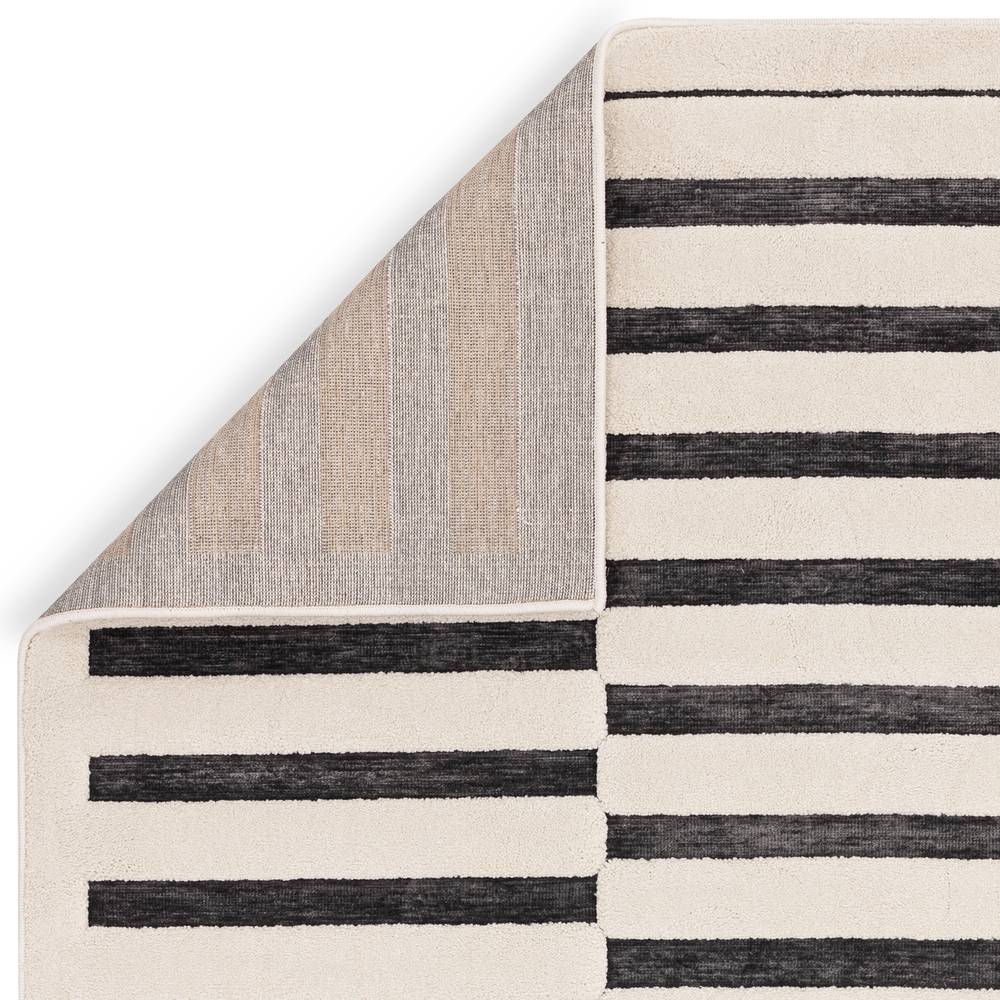 Valley 120x170cm Charcoal/Ivory Build Rug