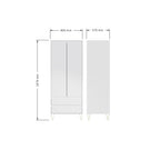 Manco 2 Door 2 Drawer Wardrobe