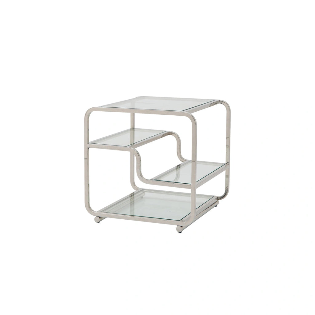 West Chrome Side Table