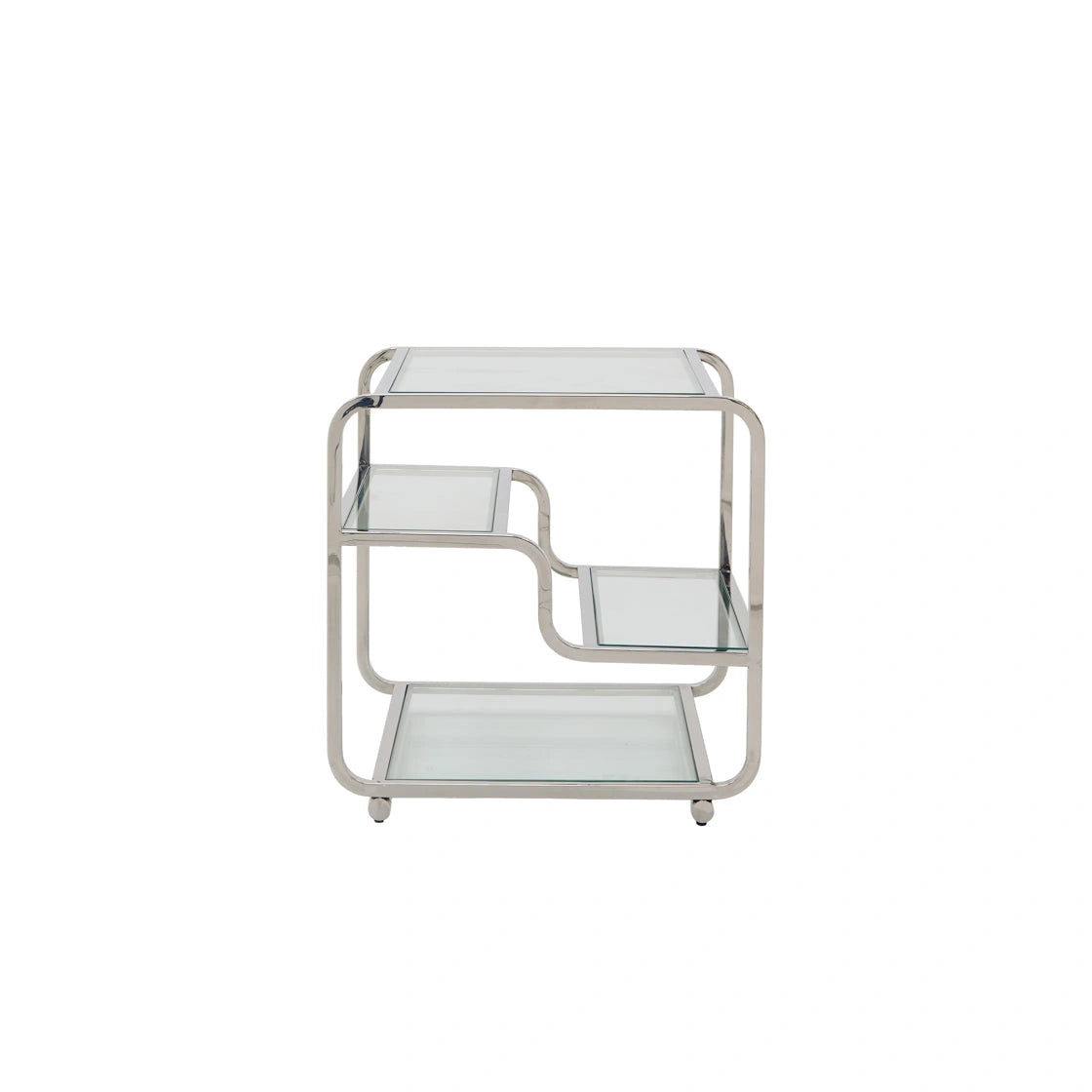 West Chrome Side Table