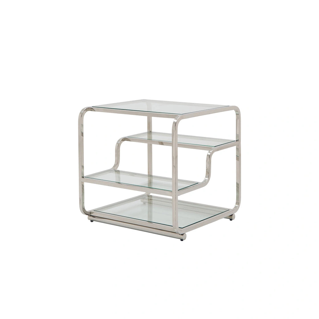 West Chrome Side Table